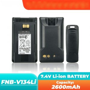 Belt Clip 2600mAh AAJ68X001 FNB-V133Li FNB-V134Li Rechargeable Battery for VERTEX VX-261 VX-451 VX-456 VX-530 EVX-231 EVX-531 Radios