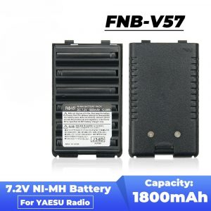 FNB-V57 1800mAh Ni-MH Battery Pack Compatible for Yaesu Vertex VX-410 VX-420 VX-417 VX-160 VX-168 VX-428 VX-250 （FNB-83）