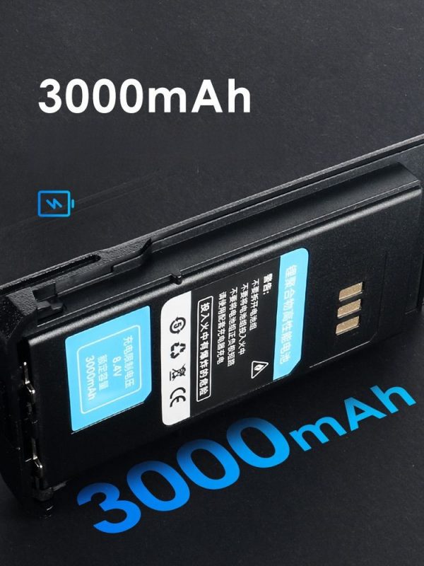 Senhaix GT-12 Walkie Talkie Original Spare Battery for Senhaix GT12 3000mAh Replacement Battery Type-C Charging - Image 3