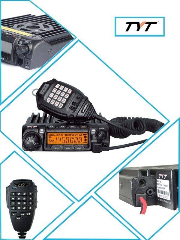 TYT TH-9000D PLUS High Power 60W 136-174MHz Walkie Talkie Long Range Car Transceiver Truck Mobile Ham Mobile Radio - Image 5