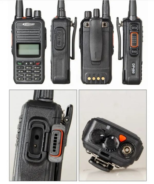KIRISUN DP480 UHF Digital encrypted walkie talkie DMR 10W long talk distance DMR two way radio  - Image 4