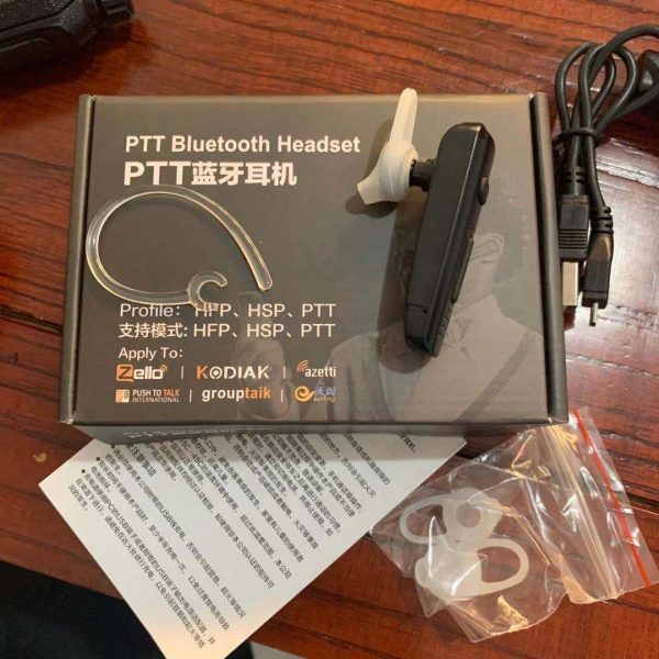 PTT HFP HSP Bluetooth Headset Earphone Microphone For Zello KODIAK AZETTI GROUPTAIK Radio - Image 5