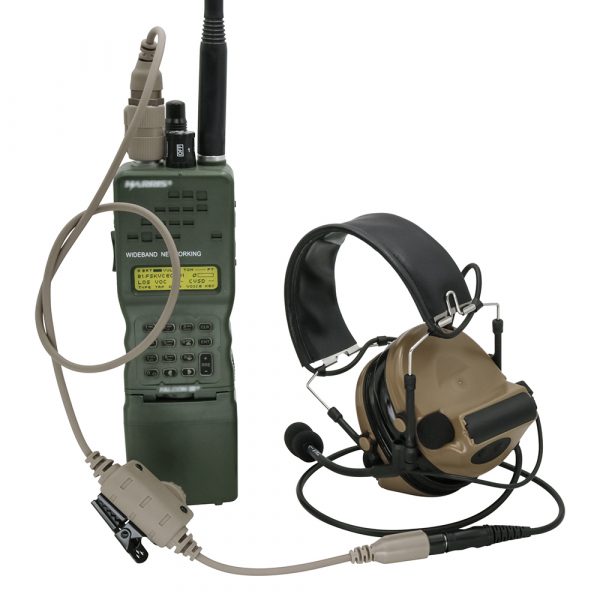 Tactical Headset U94 Ptt RAC with 6 Pin Connector for AN/PRC 148 & PRC 152 Walkie-talkie - Image 5