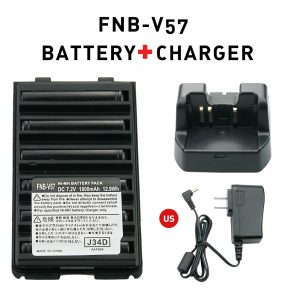 Desktop Charger with FNB-V57 1800mAh for Yaesu Vertex Two way Radio