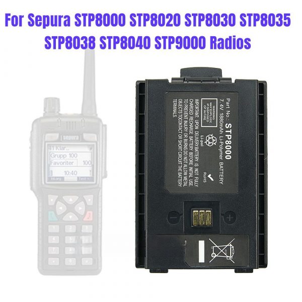Replecaement Sepura STP8000 STP9000 Battery for Sepura STP8000 STP8020 STP8030 STP8035 STP8038 STP8040 STP9000 Two Way Radios