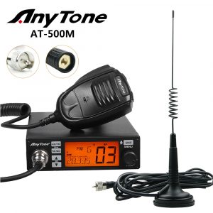 AnyTone AT-500M 10 Meter Radio with VOX, 7 Color Display, RB, NB, Scan, HI-CUT, Talkback Level and Much More