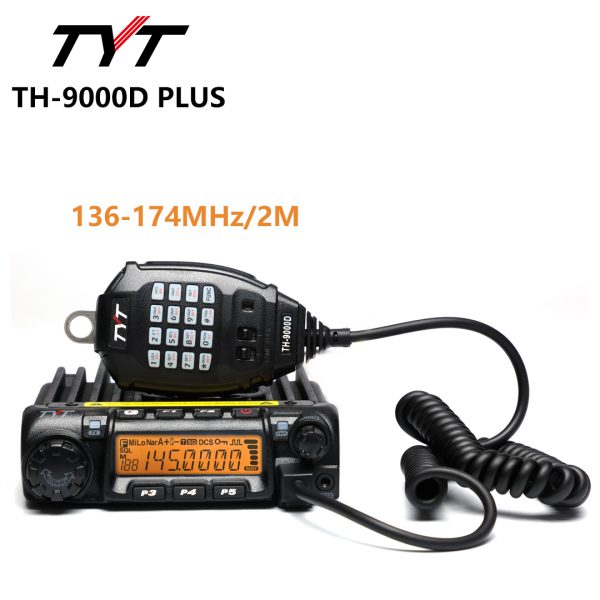 TYT TH-9000D PLUS High Power 60W 136-174MHz Walkie Talkie Long Range Car Transceiver Truck Mobile Ham Mobile Radio