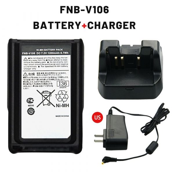 Charger Seat FNB-V106 Battery for YAESU Radios VX 231 VX228 VX230 VX231L