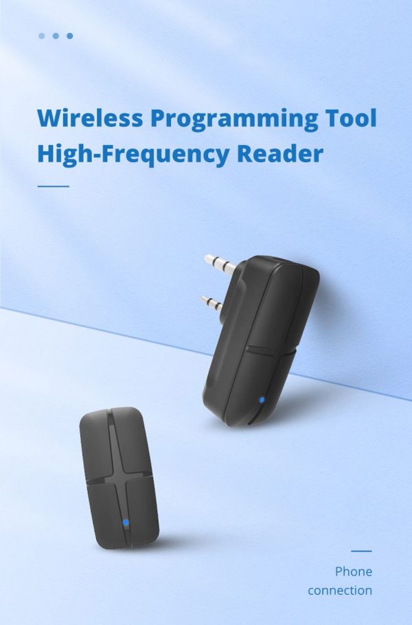 K-2 pins Port Walkie Talkie Wireless Programmer Tool Frequency Reader for Baofeng 888s 5R SenHaix GT12 etc
