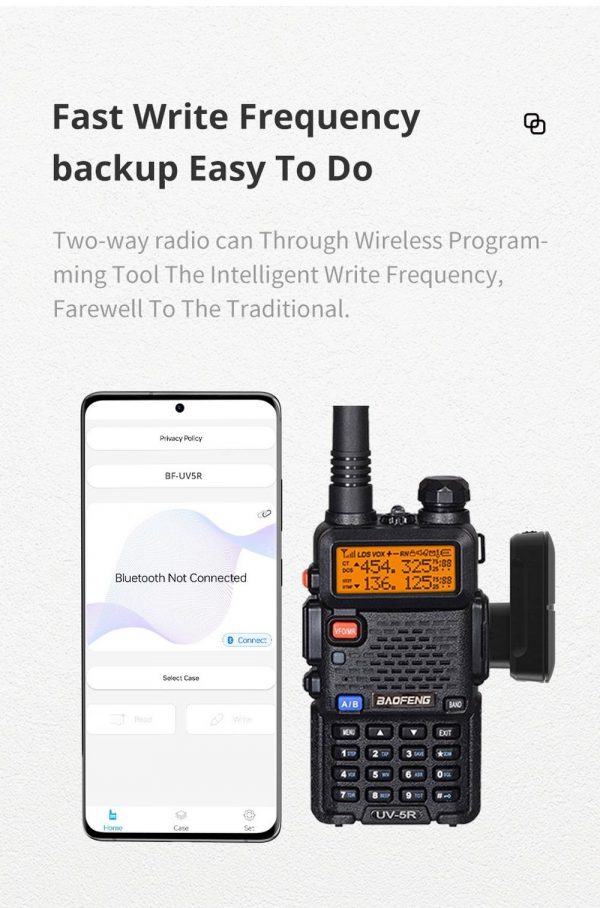 K-2 pins Port Walkie Talkie Wireless Programmer Tool Frequency Reader for Baofeng 888s 5R SenHaix GT12 etc - Image 2