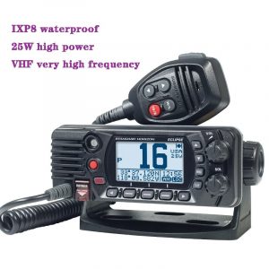 Yaesu GX1400 VHF Marine Radio IPX8 Waterproof 25W Standard Horizon GX1400 Eclipse Ship Mobile Transceiver