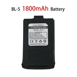 Original 7.4V 1800mAh Battery for Baofeng GT-3 GT-3TP GT3 GT3TP GT-3 Mark-II III Two Way Radio Replacement Walkie Talkies Battery