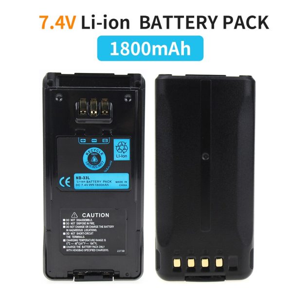 High Quality NB-33L 1800MAH Li-ion Replacement Battery For Kenwood TK-3185 TK2180 TK3180 KNB-33L NX-210 Radio bateria - Image 2