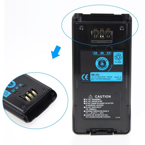 High Quality NB-33L 1800MAH Li-ion Replacement Battery For Kenwood TK-3185 TK2180 TK3180 KNB-33L NX-210 Radio bateria - Image 4