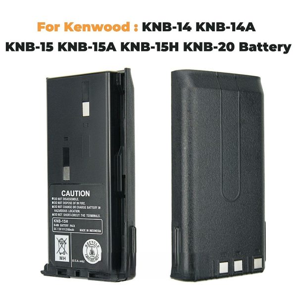 Rapid Desktop Charger KNB-15H 2100mAh Thicker Battery for Kenwood TK260 TK260G TK2100 TK360 TK370G TK3100 - Image 5