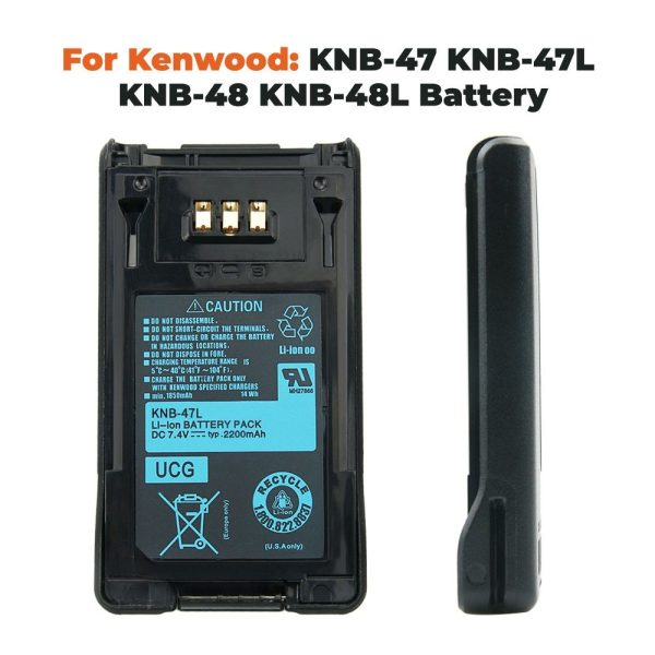 Battery Charger Desktop KNB-47L 2200mAh Battery for Kenwood TK-5220 TK-5320 NEXEDGE NX-200 NX-300 etc - Image 5