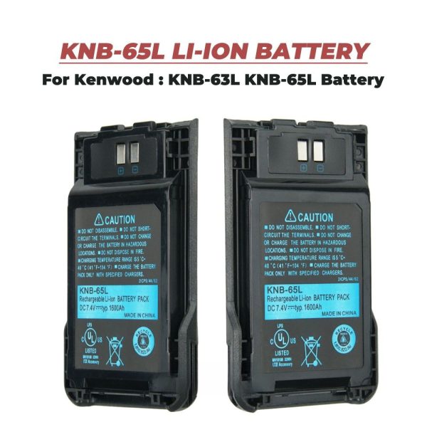 Replacement Battery KNB-63L KNB-65L Li-ion Battery for Kenwood TH-K20 TH-K20A TH-K20E TK2000 TK3000 TK3501 TK3212 Two-Way Radio
