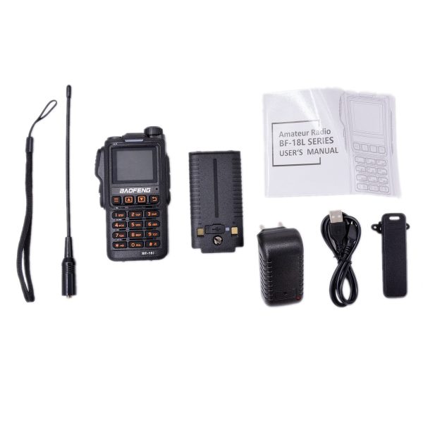 2023 New Handheld Radios BAOFENG BF-18L Tri Band TX RX High Power Waterproof USB Type C  Wireless Communication - Image 5