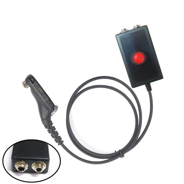 For aviation pilots GA Dual Plug To Motorola APX6000 XPR6300 DP4800 MTP6550 P8268 Aviation Headphone Cable Earphone