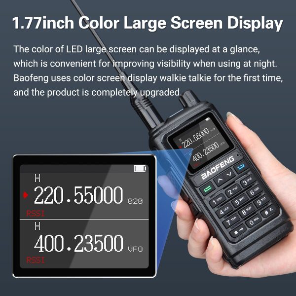 Baofeng UV-17L Pro Walkie Talkie Waterproof Long Range 16KM Tri Band Wireless Copy Frequency Two Way Radio For Outdoor Hunting - Image 6