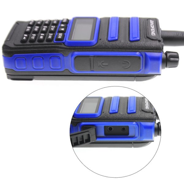 BF-H5+10W Walkie Talkie Baofeng BF-H5 Plus Radio Tri Band 136-174MHz 200-260MHz 400-520MHz Portable Two Way Radio - Image 3