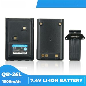 QB-26L 1500mAh Replacement Battery with belt clip for ALINCO DJ-500 DJ-10 DJ-100 DJ-289G DJ-A10 DJ-A11 DJ-A41 DJ-W100 DJ-W500 DJ-MD5 EBP-88H