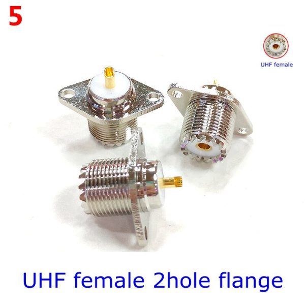 1Pcs UHF SO239 PL259 Female Mount Socket Connector SL16 UHF SO-239 PL-259 To N Type TNC UHF Male Female Adapter RF Copper Brass - Image 6
