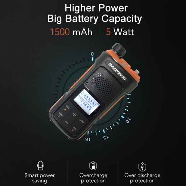 BaoFeng UV-11 Powerful Walkie Talkie VHF UHF hf Transceiver Long Range 15KM Portable Ham 2Way Radios Newest Version BF UV11 - Image 3