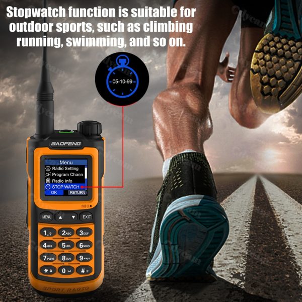 Baofeng UV-G30 Pro Long Range PortableTransceiver 1000 Channel Type-C Charge Waterproof FM Radios - Image 4