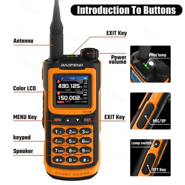 Baofeng UV-G30 Pro Long Range PortableTransceiver 1000 Channel Type-C Charge Waterproof FM Radios - Image 6