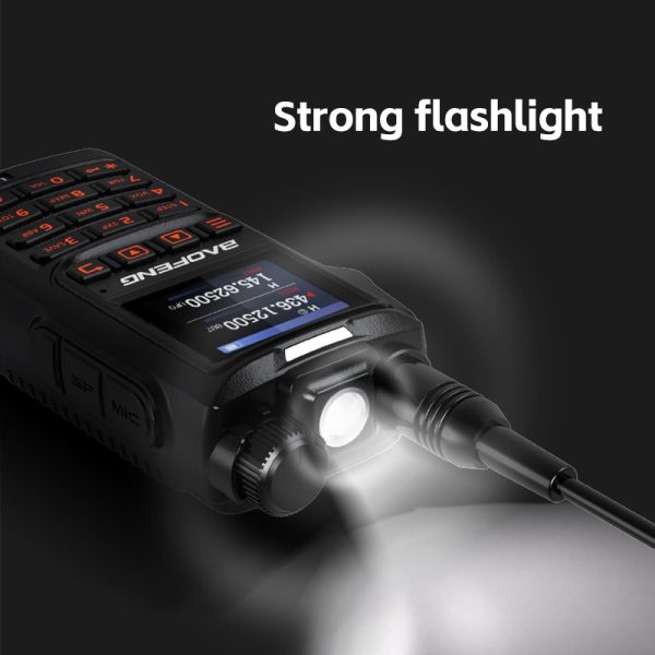 Baofeng UV18h Stopwatch Timing Tri-band VHF UHF 200-260 Mhz 1000 CHS 8800Mah one click Frequency Long Range Walkie Talkie - Image 5