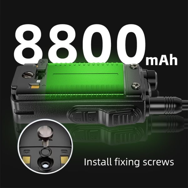 Baofeng UV18h Stopwatch Timing Tri-band VHF UHF 200-260 Mhz 1000 CHS 8800Mah one click Frequency Long Range Walkie Talkie - Image 6