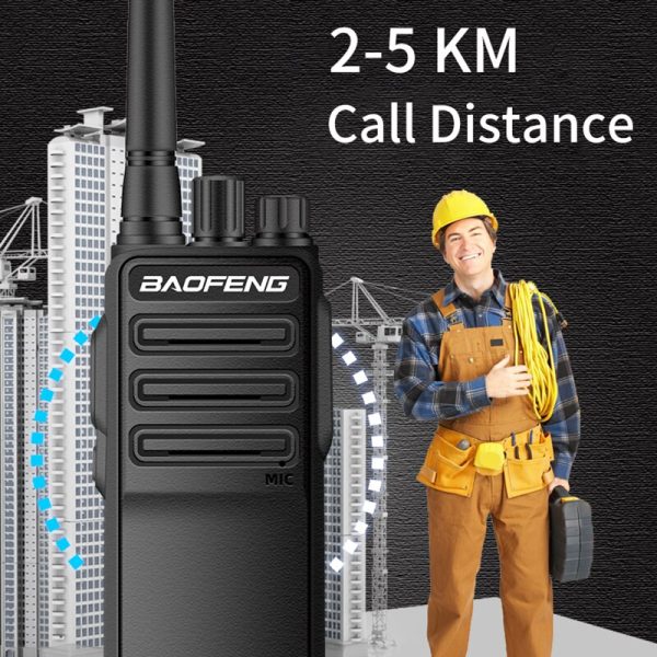 2PCS BaoFeng BF-1904 12W High Power Professional Penetrating Radio 4800mah Battery - Image 2