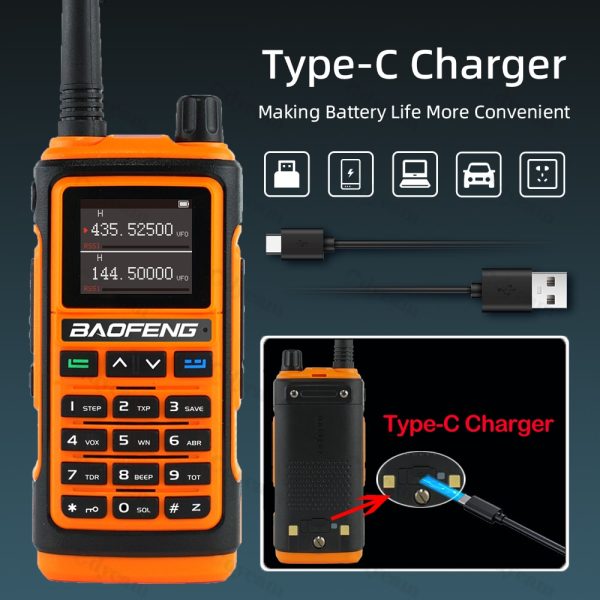 Baofeng UV17 MAX Four Bands Frequency Copy NoAA Waterproof Outdoor Ham Amateur Portable - Image 3