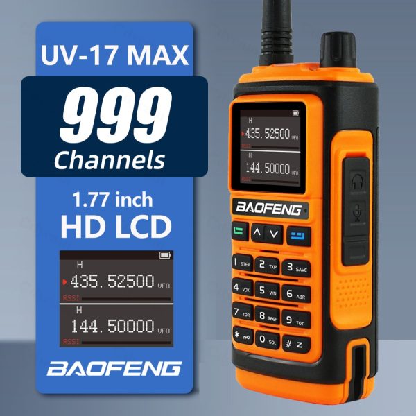 Baofeng UV17 MAX Four Bands Frequency Copy NoAA Waterproof Outdoor Ham Amateur Portable - Image 4