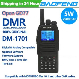 Baofeng DM-1701 RD-5R Open GD77 Dual Mode Analog Digital DMR Walkie Talkie Tier 1+2 Dual Time Slot Ham Radio