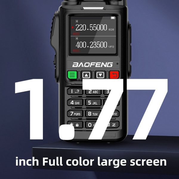 Baofeng UV18 i Black pro Model Professional Long Range Walkie Talkie, 4 Bands 1000 Channels Two-Way Radio VHF UHF 200-260 - Image 5