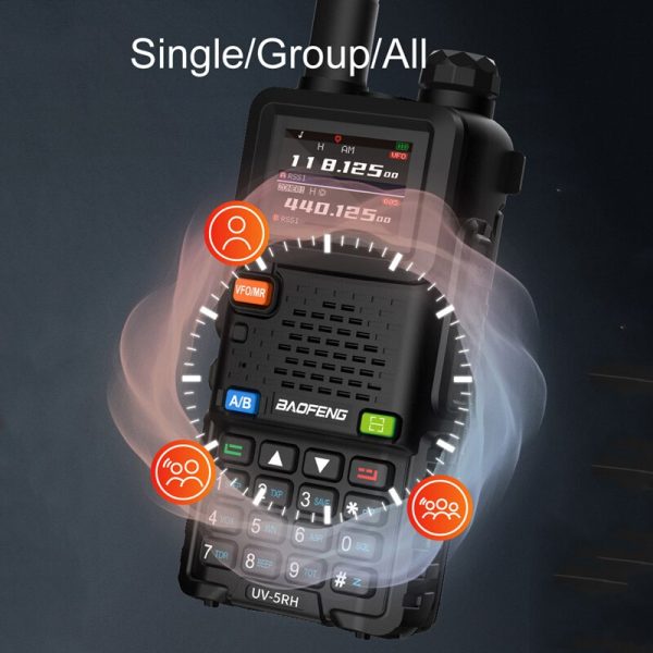Baofeng UV-5RH All Band Dual Band 10W High Power 5th Gen Chip Two Way Radio - Image 4