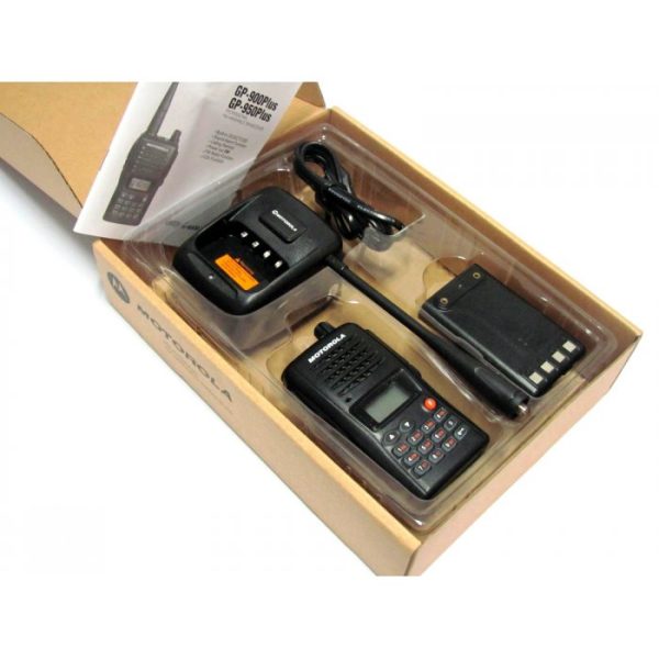 Motorola GP-950 Plus Handheld Transceiver UHF VHF - Image 2