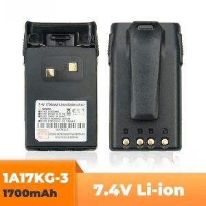 7.4V 1700mAh 1A17 KG-3 Li-Ion Battery for WouXun KG-UVD1P KG-UV6D KG-659 KG-699 KG-689 Radio Battery with Belt Clip