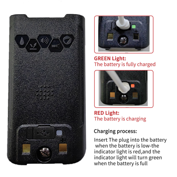 2023 2pcs/lot Baofeng UV S22 PRO V2 V1 IP68 Waterproof True 10W Power Walkie Talkie Type-C Charger Powerful UHF VHF Long Range UV-9R Plus Radio - Image 5