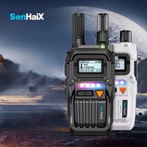 NEW 4G LTE Senhaix D32 LED Light Flashlight Dual SIM Card Wireless Walkie Talkie