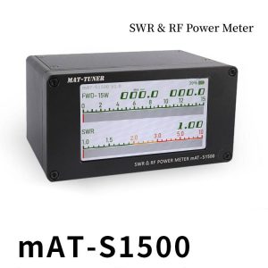 For Shortwave Radio Mat-Tuner MAT-S1500 Digital Standing Wave Meter SWR RF Power Meter