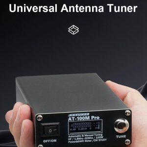ANTUNER AT-100M Pro Universal Antenna Tuner for YAESU/ICOM/KENWOOD For HF Radios