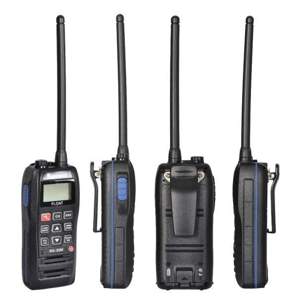 Recent RS-39M VHF Marine Band IP-X7 Waterproof Handheld Walkie Talkie Transceiver Two Float Boat Vessel Talk Two Way Radio - Image 4