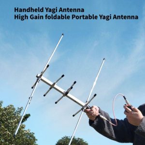 Upgraded UHF VHF Dual-Band MagicalANT Handheld Yagi Antenna Foldable High Gain Portable Pocket Antennas