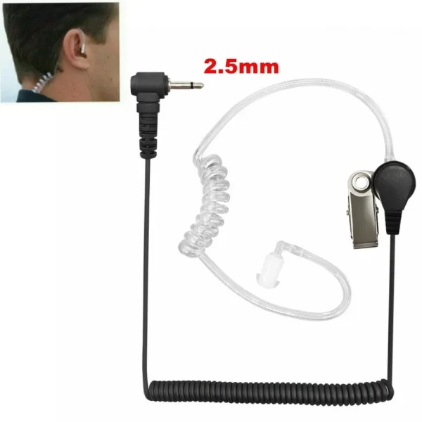 2.5mm 1Pin Listen Only Acoustic Tube Earpiece Headset Compatible with Talkabout Radio - Image 5