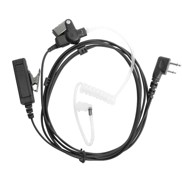 2-wire Acoustic Tube Surveillance Kit Headset 2pins Earpiece for ICOM F3001 IC-F3002 IC-F3003 IC-F3011 IC- F4011 IC-F25 IC-V80E IC-V82 IC-V85 F24 Radio