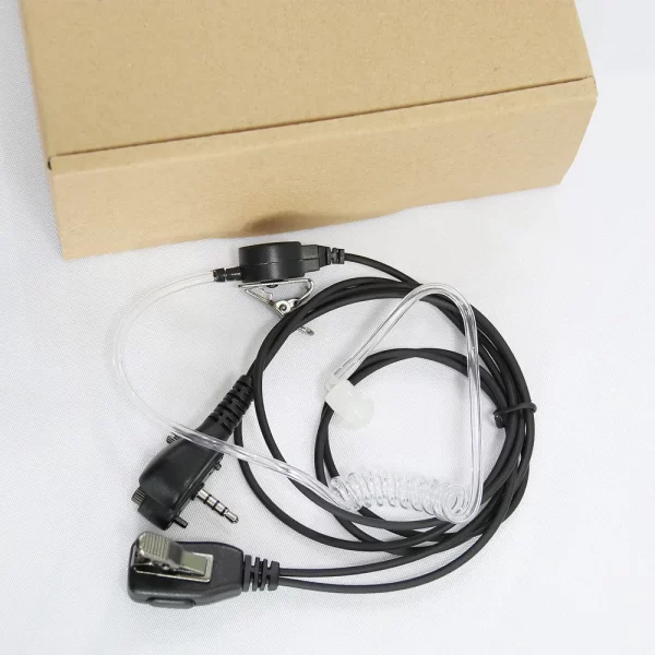 Vertex Portable Radios Air Acoustic Tube 2-Wire Surveillance Mic Headphone Earpiece - Image 2
