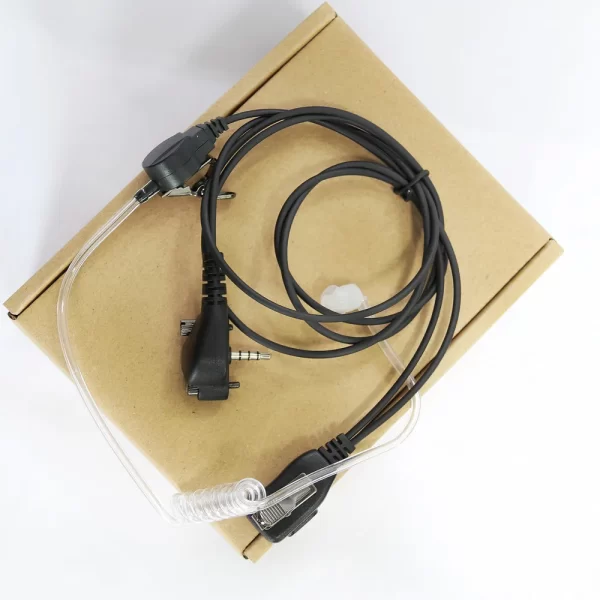 Vertex Portable Radios Air Acoustic Tube 2-Wire Surveillance Mic Headphone Earpiece - Image 3